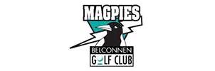 Image of the Belconnen Magpies Golf Logo - Canberra Indoor Rock Climbing