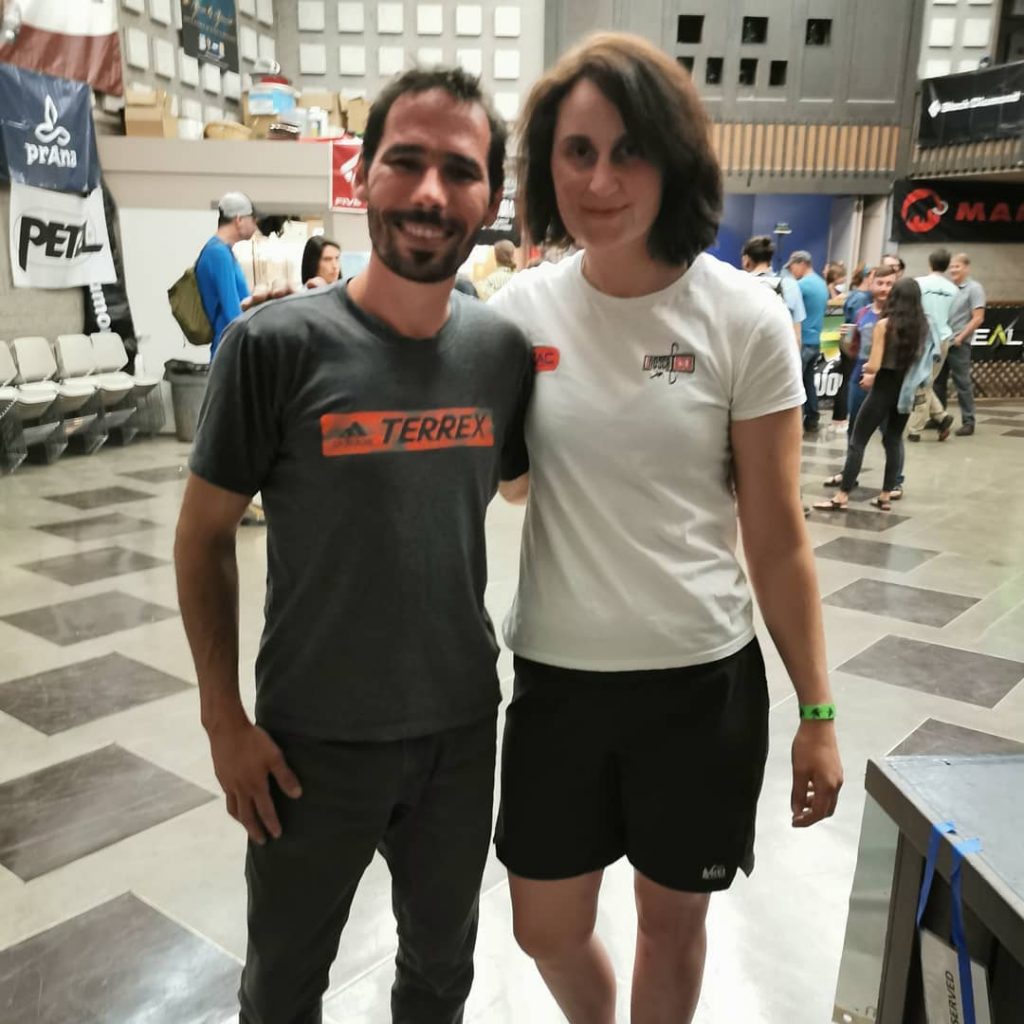 A photo of Kevin Jorgeson and Cait standing together.